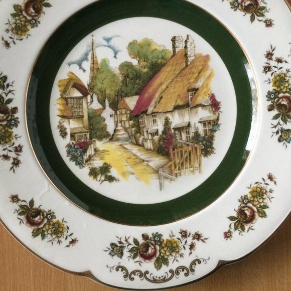 Ascot service plate by wood and sons England decorative display plate ba - Picture 7 of 9